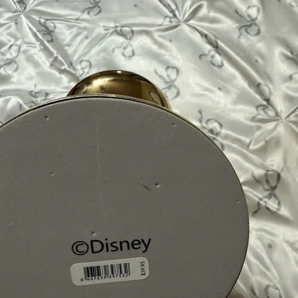 Disney Bath and Body Works Gold Candle Holder with Red Heart Accent - Picture 4 of 4